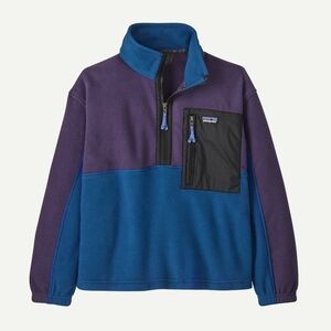 NEW FALL 2025 Patagonia kids Microdini 1/2 Zip Pullover Clement Blue M